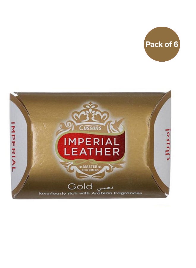 Imperial Leather 6-Pieces Gold Soap Arabian Fragrance 125grams