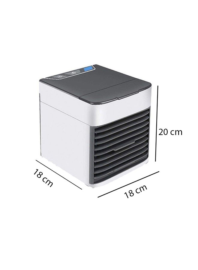 جهاز تبريد هواء محمول صغير بمنفذ USB 18008 أسود/ رمادي  - Image 1