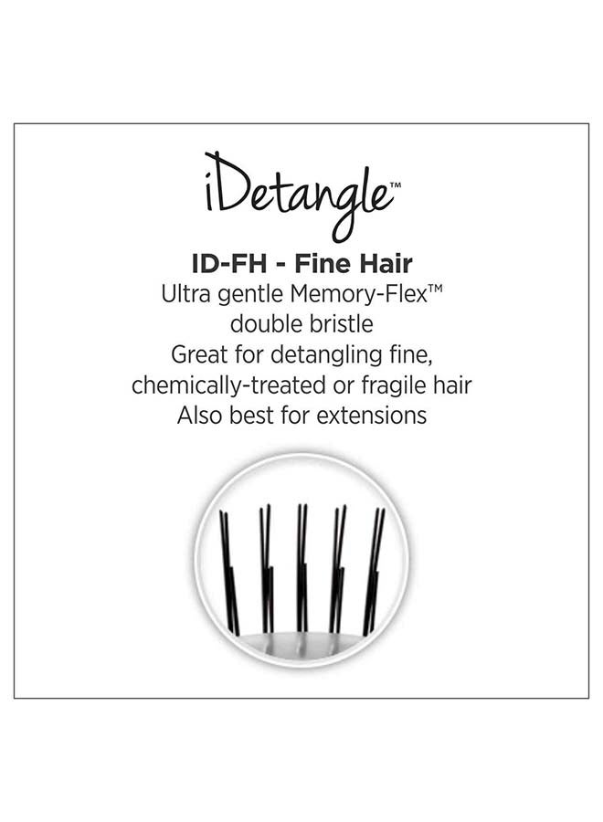 Olivia Garden Idetangle Flexible Vented Detangler For Fine Hair Pine Grey  - Image 4