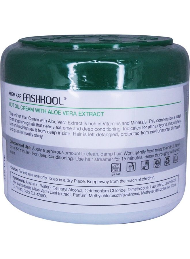 فاش كول كريم للشعر بالزيت الحار بالألوفيرا 500ملليلتر - Image 3