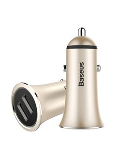 Baseus Trumpet Metal Power Car Charger Gold  - Image 4