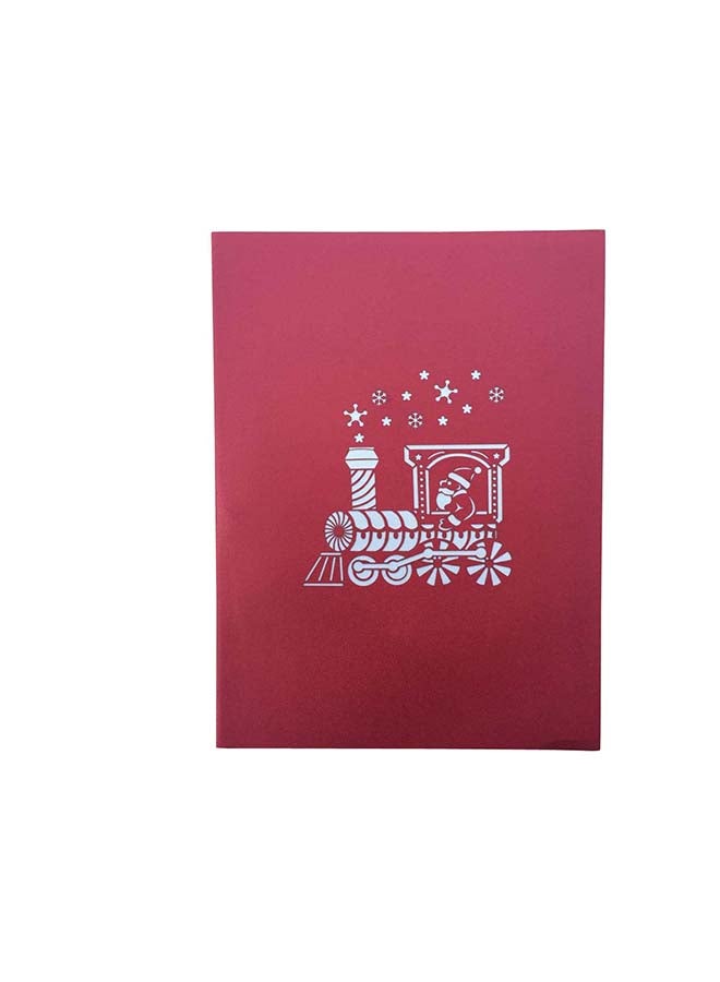 Abra Cards Santa's Train Greeting Card - Image 2