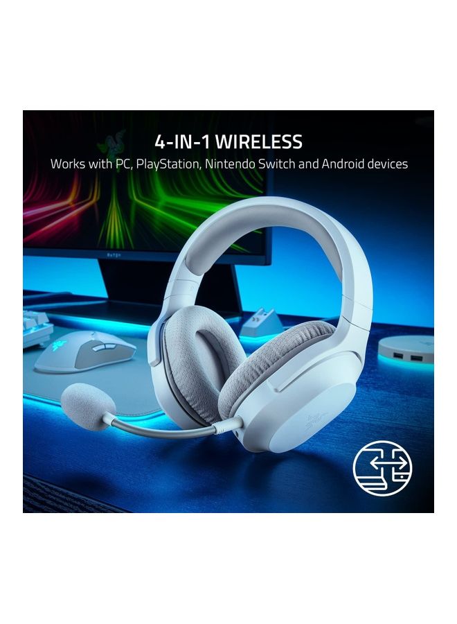 RAZER - Barracuda X Wireless Multi Platform Gaming And Mobile Headset - 250G Ergonomic Design Detachable Hyperclear Mic 20Hrs Battery Life, Compatible W/Pc, Ps5, Switch, & Android Mercury - - Image 1