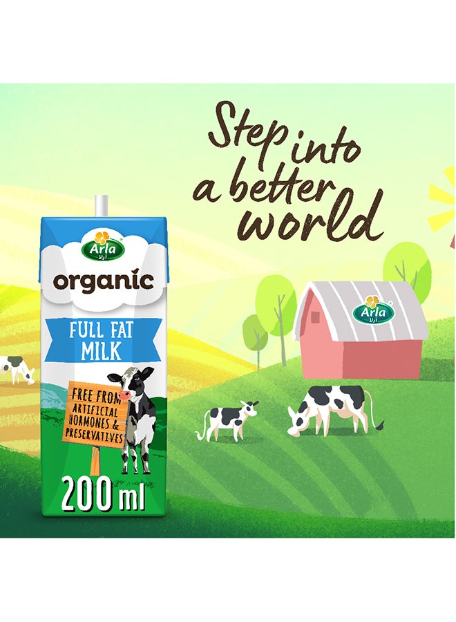 Arla Organic Full Fat Milk Plain 200ml Pack of 6 - Image 4