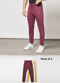 Grey Melange/Mineral Yellow/Maroon