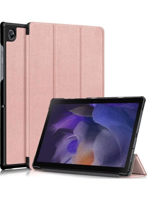 Protective Flip Cover For Samsung Galaxy Tab A8 2021 Rose Gold