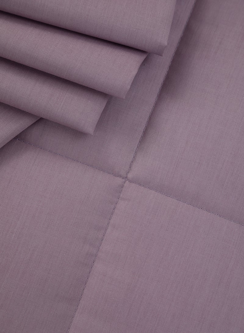 هوم تاون Comforter Set Polyester Mauve 230 x 220cm - Image 2