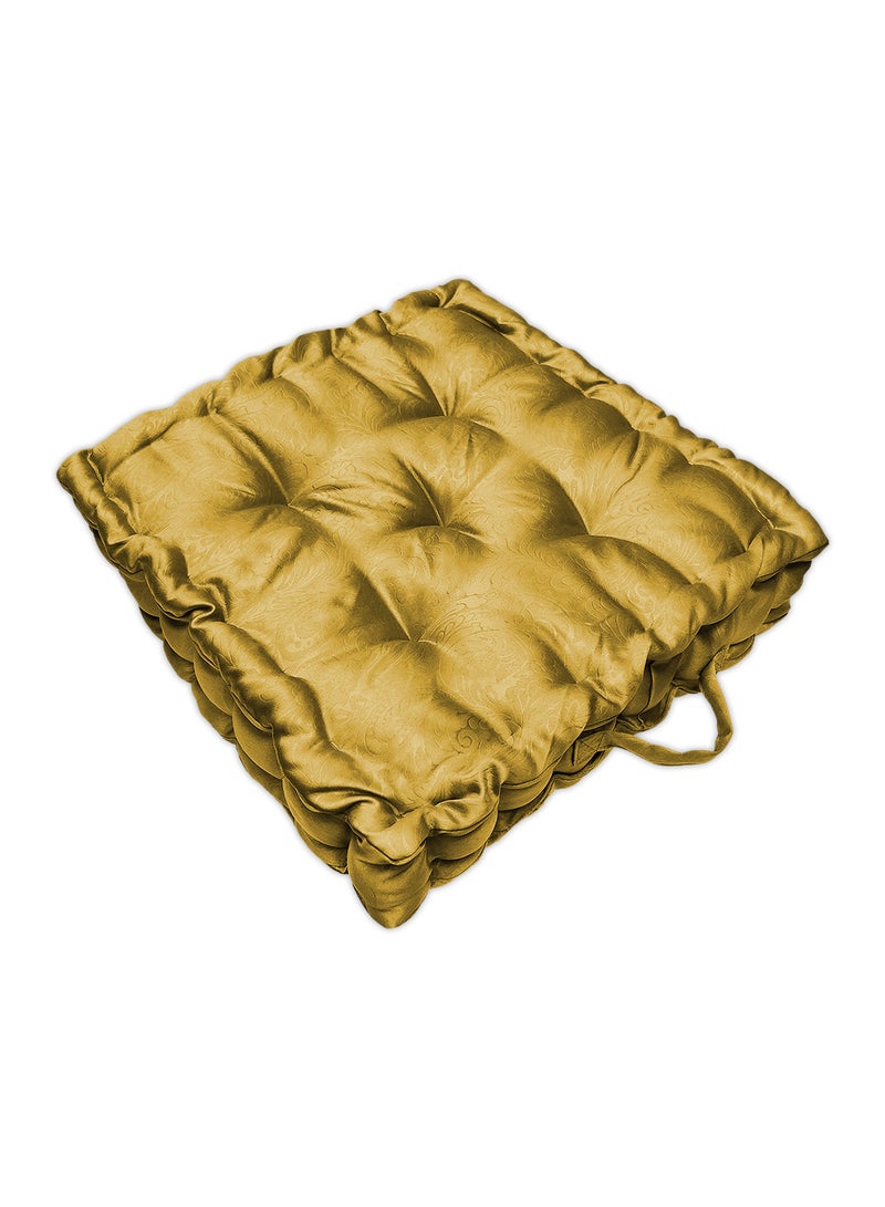 Dupion Box Cushion Polyester Warm Yellow King - v1639480870/N49487470A_4