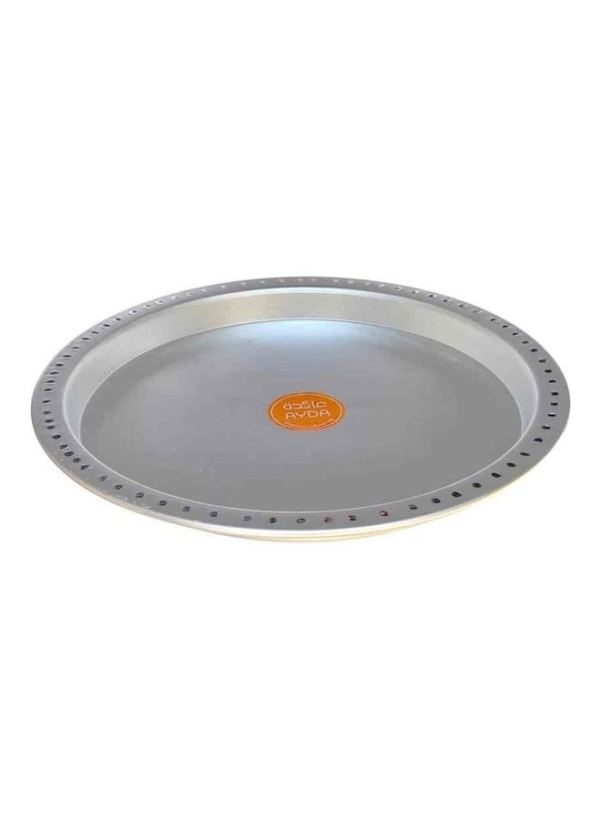 Ayda Aluminium Kunafa Cooking And Serving Plate Silver 50.5x5x50.5cm - Image 1