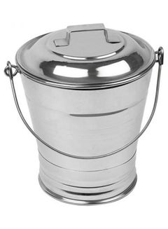 Stainless Steel Bucket With Lid Silver 3Liters - v1639482528/N52160579A_2