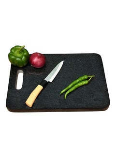 Ayda Granite Stone Cutting Board Black 36cm  - Image 4