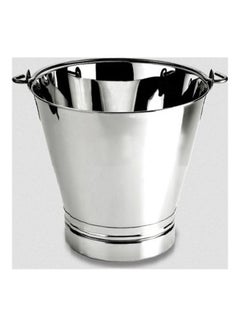 Stainless Steel Bucket Silver 20x25x20cm