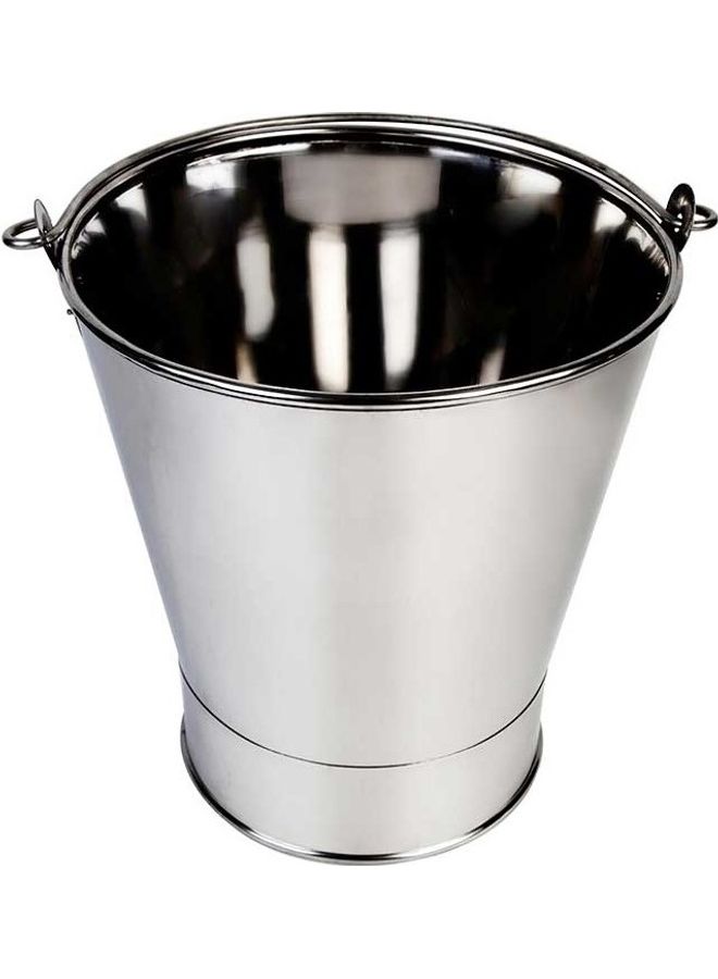 Ayda - Stainless Steel Bucket Silver 20x25x20cm - Image 1