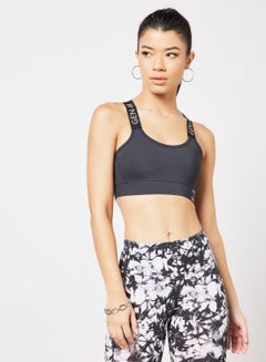 Sivvi x GenM Logo Racerback Sports Bra Black  - Image 1