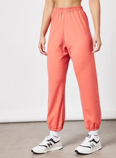 Sivvi x GenM Elasticated Baggy Joggers Peach