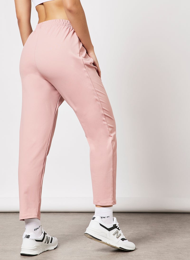 Drape Logo Joggers Pink