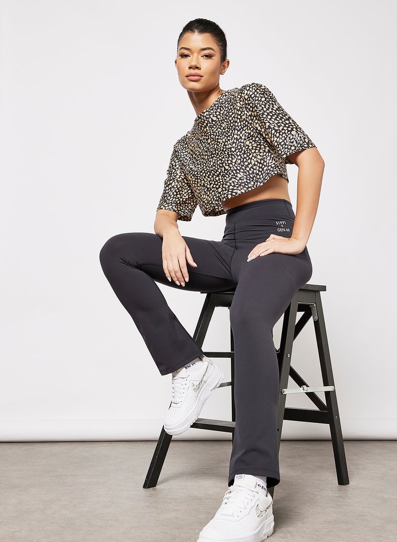 Sivvi x GenM - Logo Sports Cropped T-Shirt Multicolour - Image 1