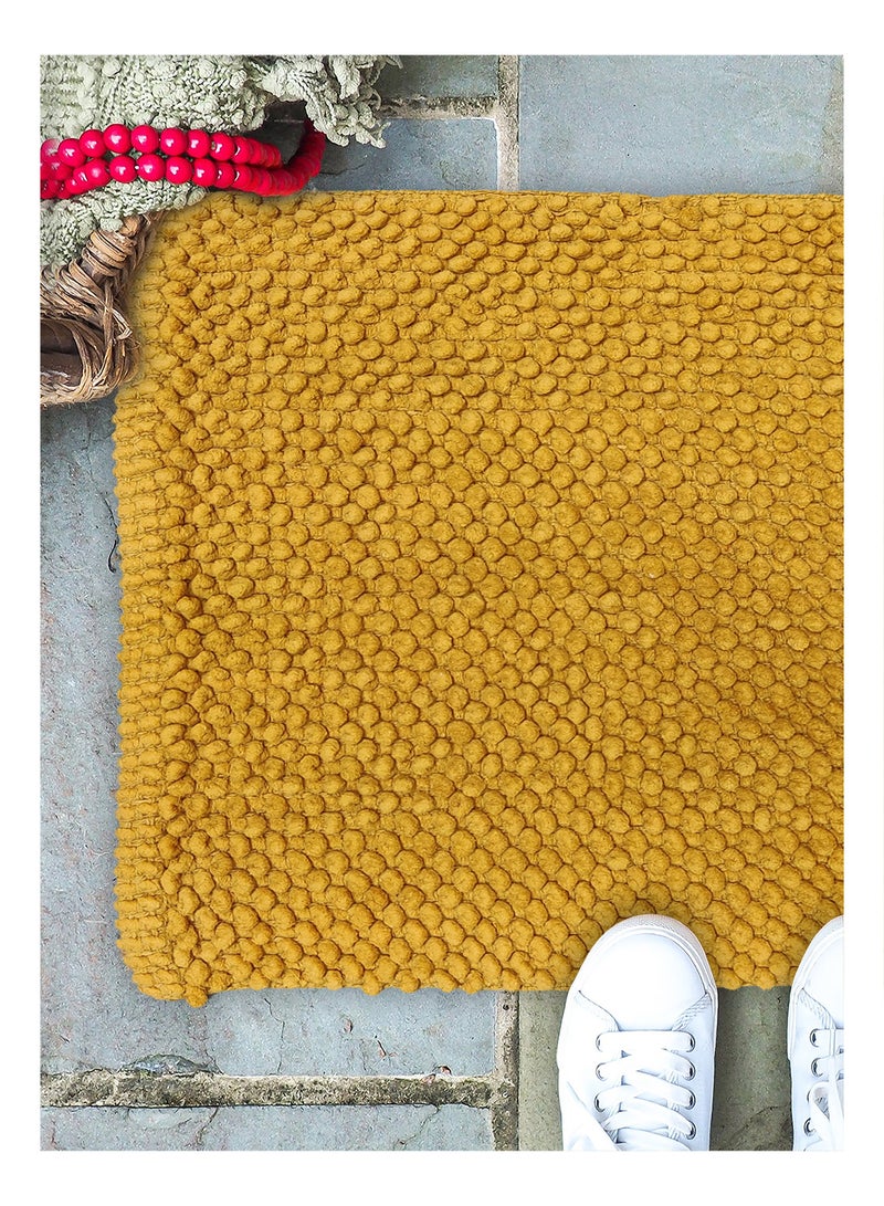 هوم تاون Mat With Latex Grip Mustard 60x90cmcm - Image 1