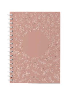 LOWHA Spiral Notebook for School or Business Note Taking with 60 Sheets Floral Design Pattern Multicolour  - Image 1