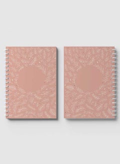 LOWHA Spiral Notebook for School or Business Note Taking with 60 Sheets Floral Design Pattern Multicolour  - Image 4