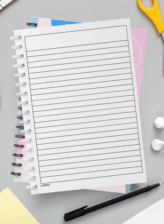 LOWHA Spiral Notebook Multicolour - Image 3