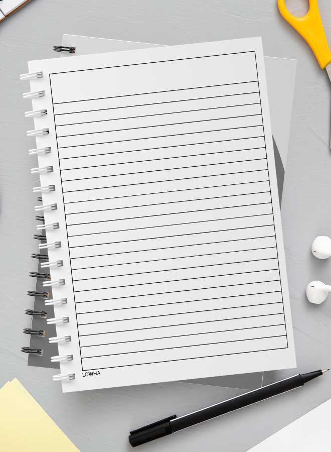 LOWHA - Spiral Notebook Multicolour - Image 1