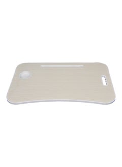 Generic Foldable Laptop Table With Cup Holder 60 x 28 x 40cm Multicolour  - Image 3