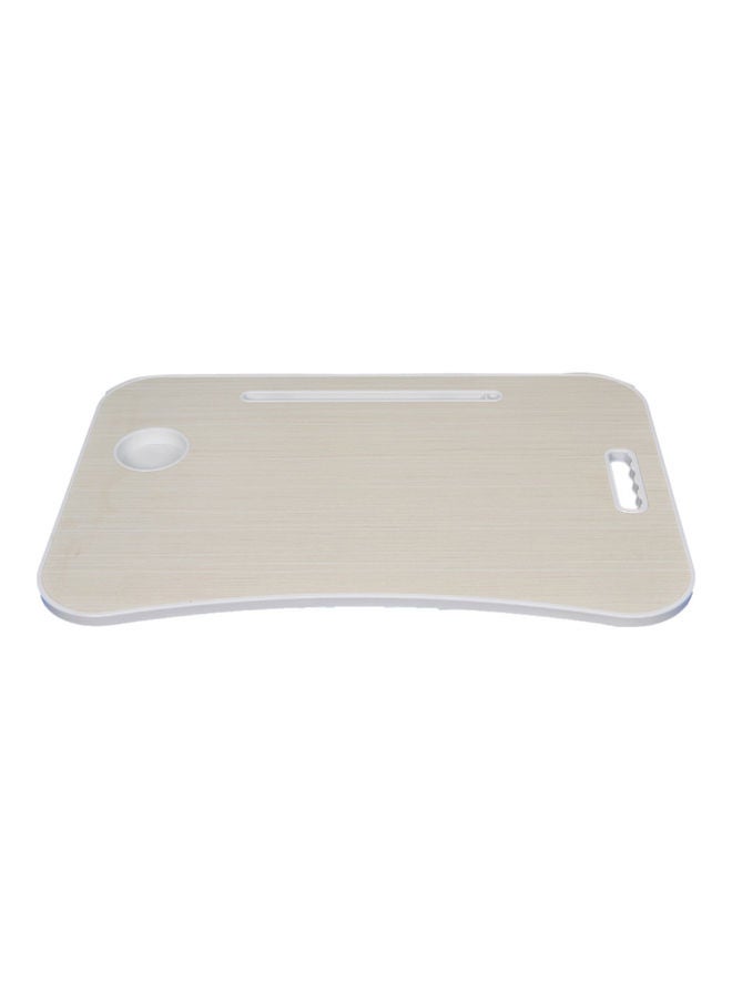 Generic Foldable Laptop Table With Cup Holder 60 x 28 x 40cm Multicolour  - Image 3