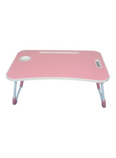 Generic Foldable Laptop Table With Cup Holder 60 x 28 x 40cm Multicolour  - Image 1