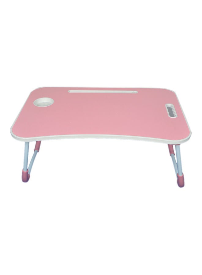 Generic - Foldable Laptop Table With Cup Holder 60 x 28 x 40cm Multicolour - Image 1
