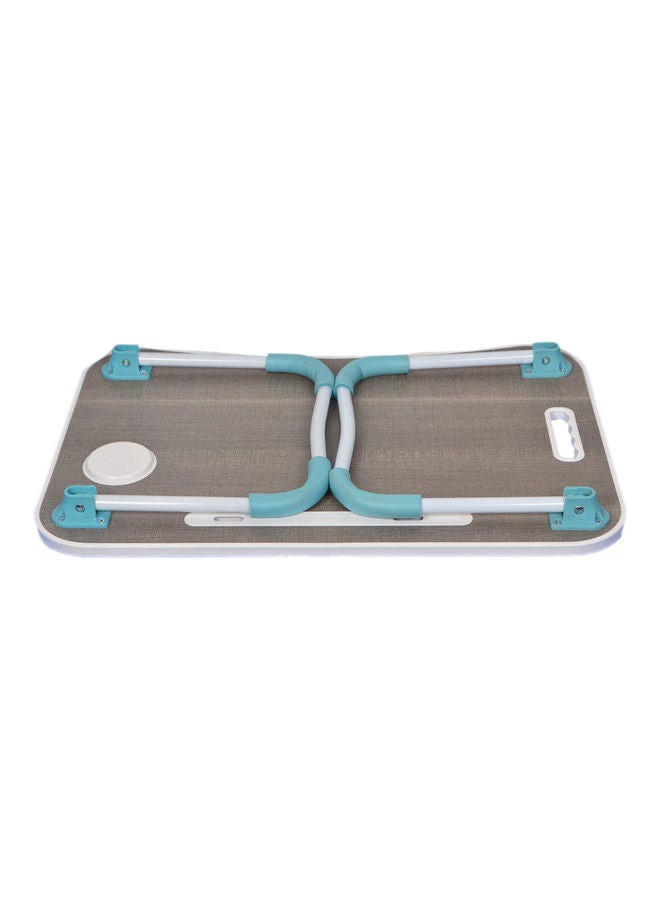 Generic Foldable Laptop Table With Cup Holder 60 x 28 x 40cm Multicolour  - Image 2