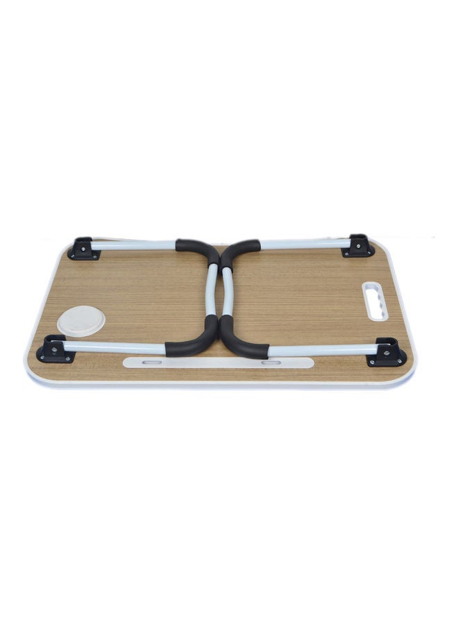 Generic Foldable Laptop Table With Cup Holder 60 x 28 x 40cm Multicolour  - Image 2