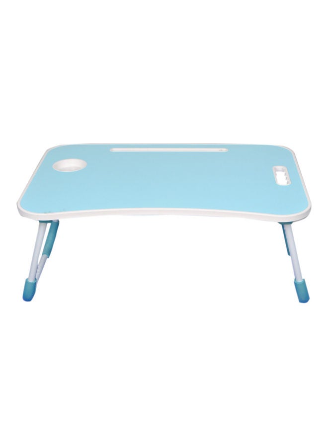 Generic Foldable Laptop Table With Cup Holder 60 x 28 x 40cm Multicolour  - Image 1
