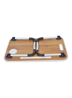 Generic Foldable Laptop Table With Cup Holder 60 x 28 x 40cm Multicolour  - Image 2