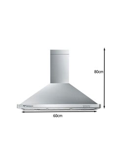 Bompani Stainless Steel Chimney 60 cm 6291101695613 Silver  - Image 2