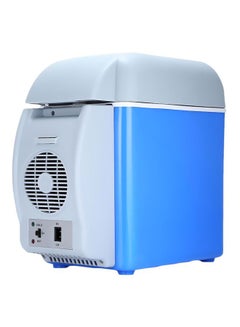 Generic Multi-Function Portable Car Mini Fridge 7.5 L 2724667419743 Blue/White  - Image 1