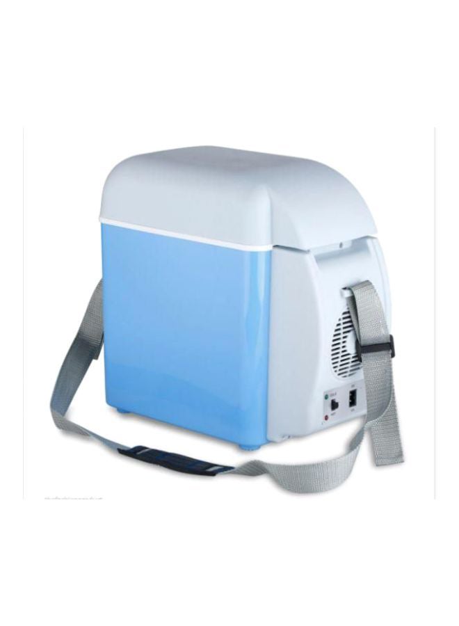 Multi-Function Portable Car Mini Fridge 7.5 L 2724675505933 Blue/White