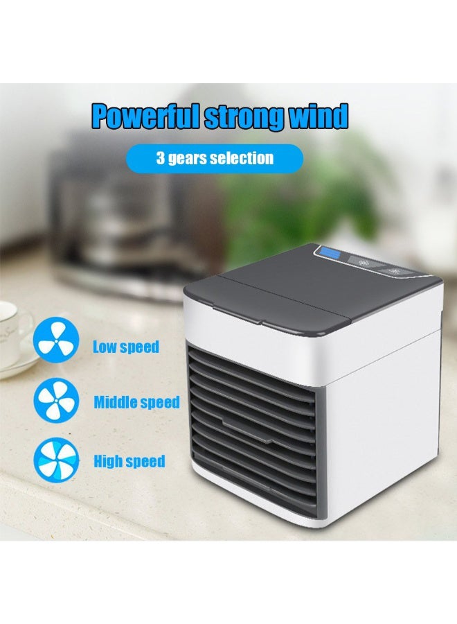 Mini USB Air Conditioner Fan H32084 White/Grey