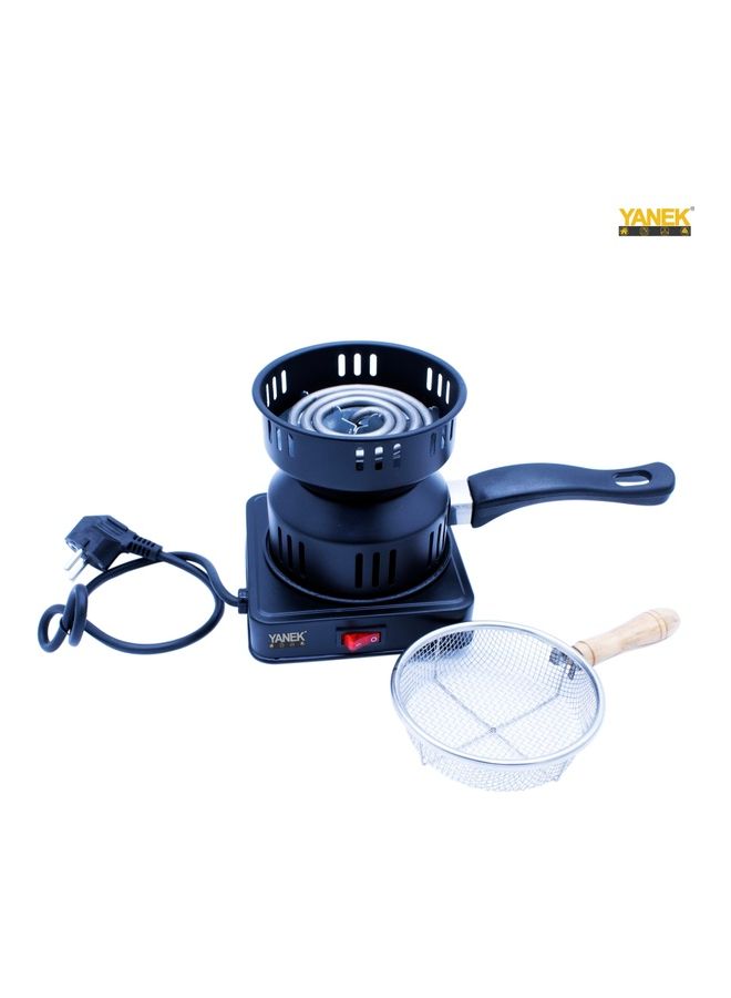 YANEK - Coal Burner Heater With Carrying Pan And Tong 17.5cm - Image 1