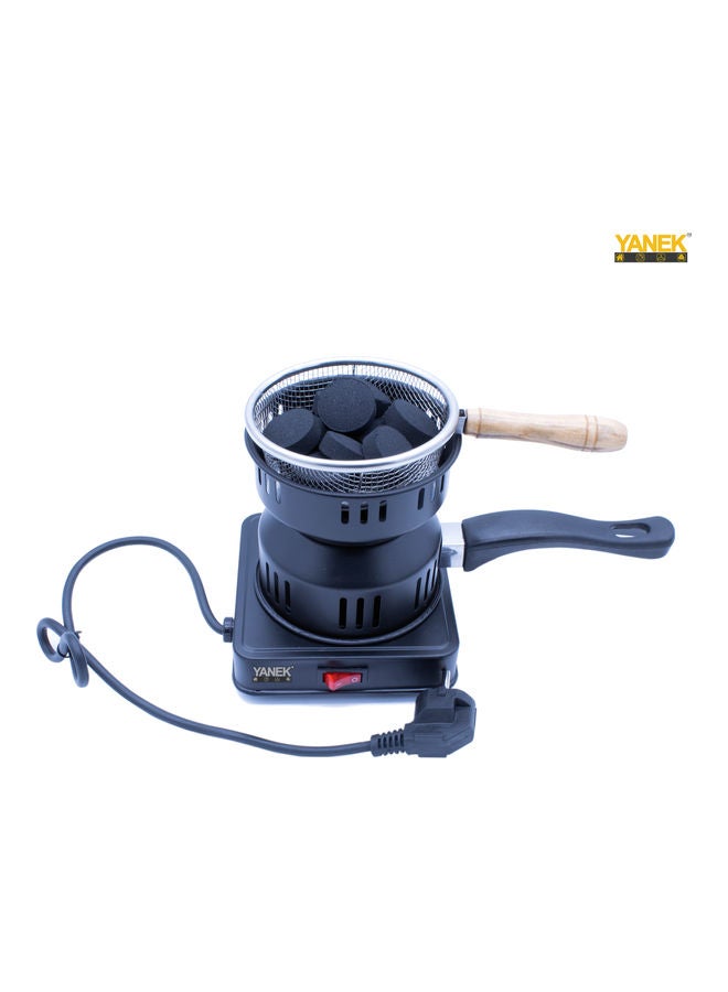 YANEK - Coal Burner Heater With Carrying Pan And Tong 17.5cm - Image 1
