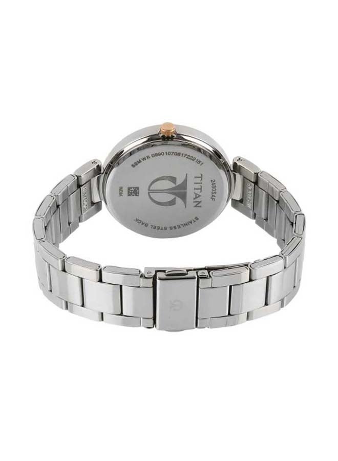 تيتان ساعة يد بعقارب مضادة للماء طراز 2480KM01 للنساء - Image 2