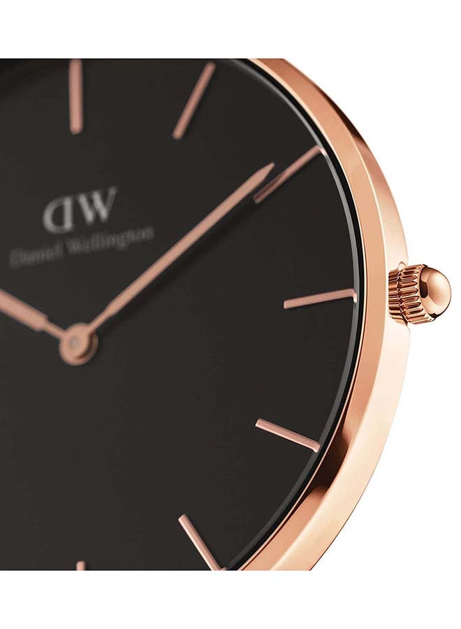 DANIEL WELLINGTON Women's Women's Petite Ashfield Stainless Steel Analog Quartz Wrist Watch  - Image 3