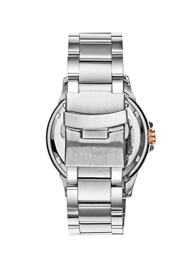 TORNADO Men's Men's Stainless Steel Multi Function Watch T6107-SBSL - 45 mm - Image 3