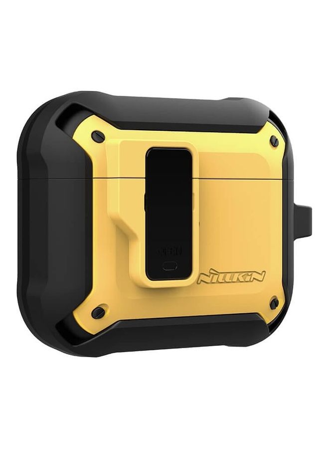 Nillkin Bounced Protective case For AirPods Pro Yellow Black - Image 3