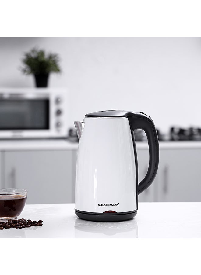 أولسنمارك غلاية كهربائية 1.7 L 1800 W OMK2207 أسود/أزرق  - Image 2