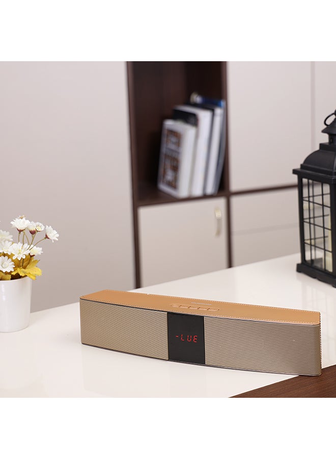 أولسنمارك مكبر صوت محمول يعمل بتقنية البلوتوث ذهبي/ أسود - Image 4