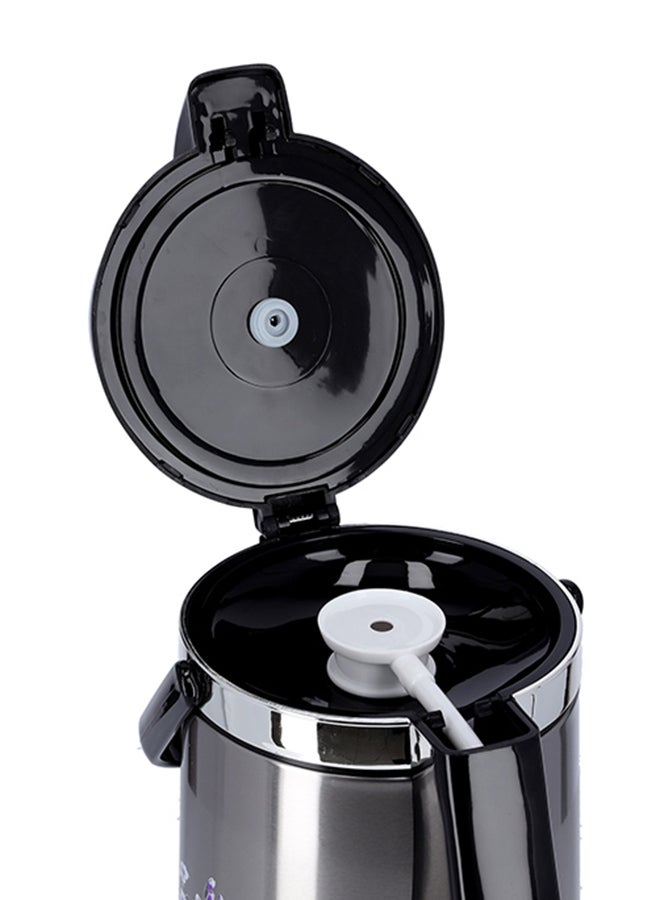 أولسنمارك تُرمس من الستانلس ستيل بطبعة زهور فضي/أسود/أرجواني 2.5لترات - Image 4