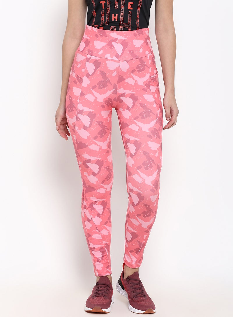 Athletiq - Phone Pocket Printed Legging Tea Rose - Image 1