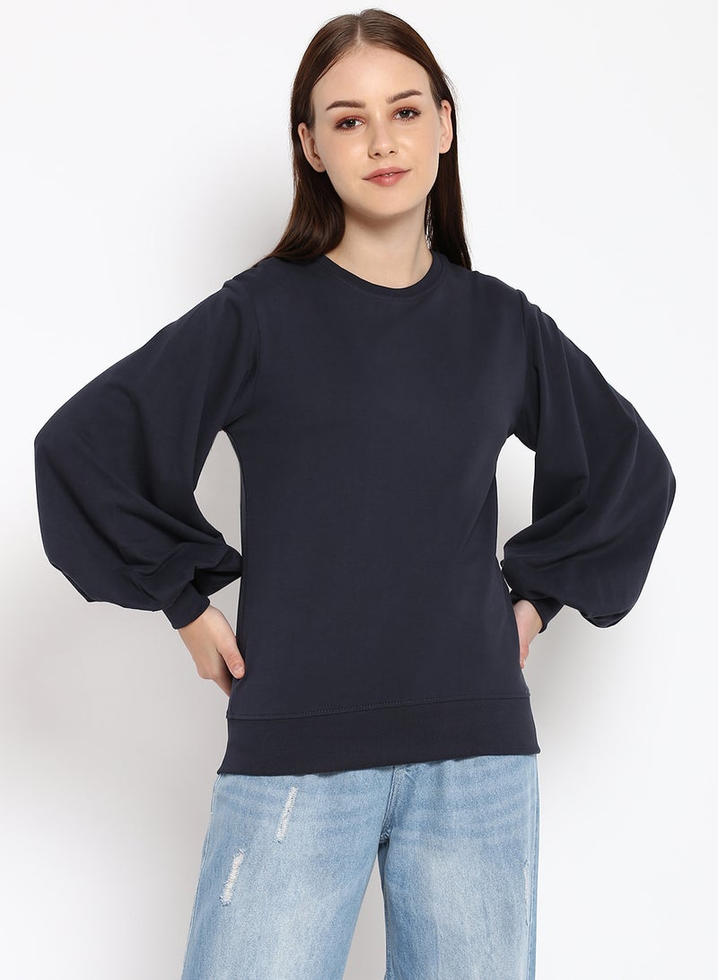 Oversized Sweatshirt Ink Black - v1639556921/N47997515V_1