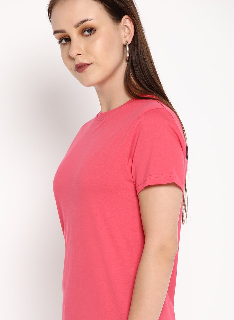 Blue Saint - Women's Regular Fit T-Shirt Pink - Image 1